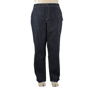 JMS Short Sz 24WS x 28 Dark Blue Denim Pockets Straight Cotton Poly Jeans